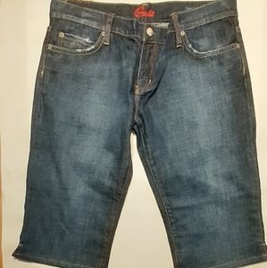 Blue Cult Kate 5 Pocket Flare NWT Sz 30 Bermuda